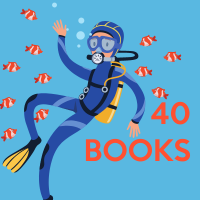 Kids: 40 books read   Badge